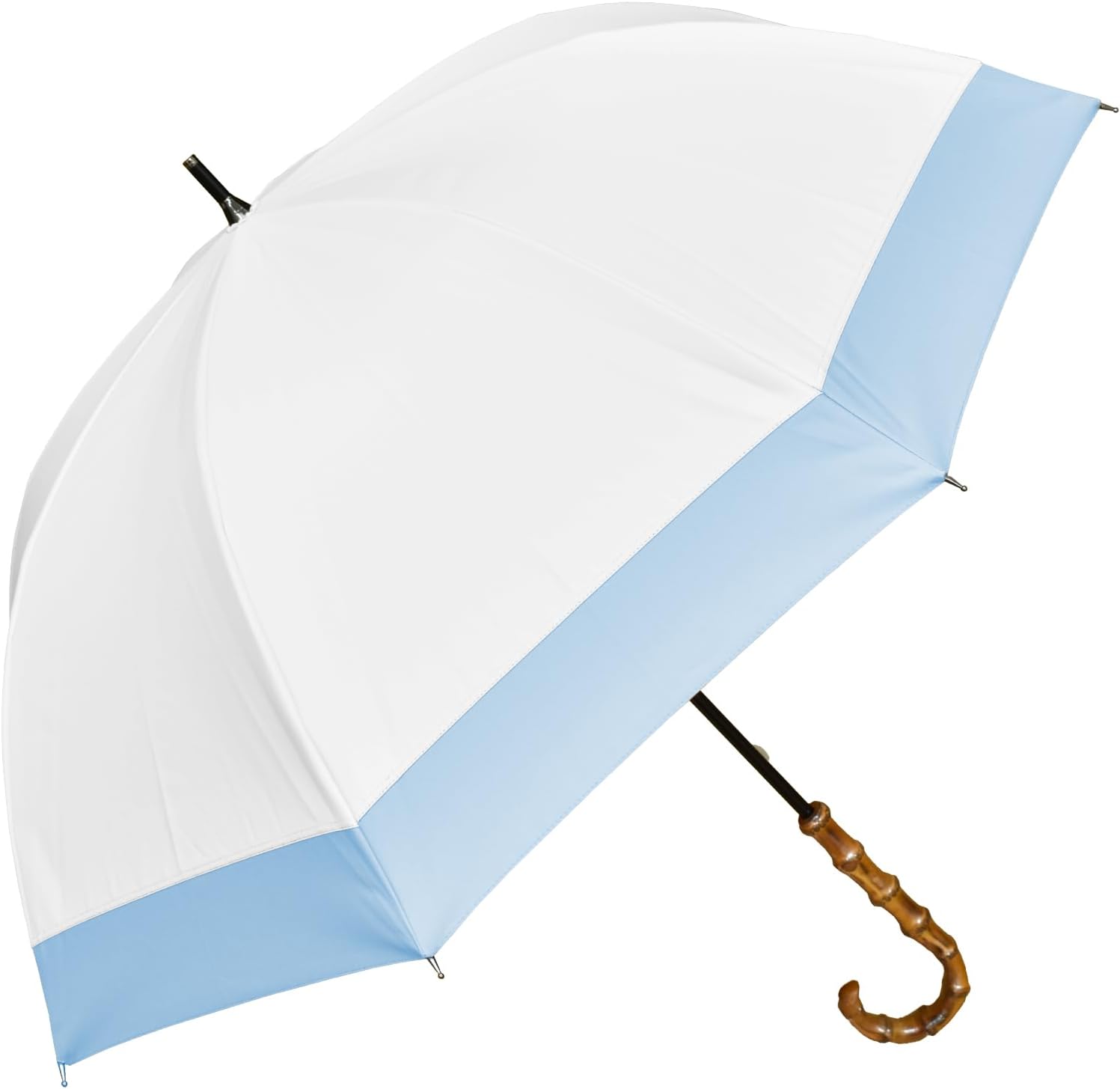 【新品・未使用】芦屋ロサブラン　日傘　長傘　晴雨兼用(ミドルサイズ) ロサブラン 日傘 完全遮光 長傘 uv 100％ 晴雨兼用 1級遮光 軽量